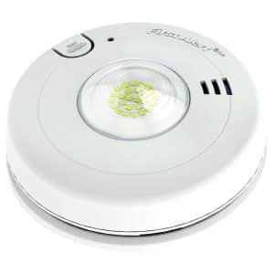 7020BSL Hardwired LED Strobe Light Smoke Alarm with 10-Year Sealed Battery